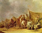 Aelbert Cuyp Ruhepause im Lager oil